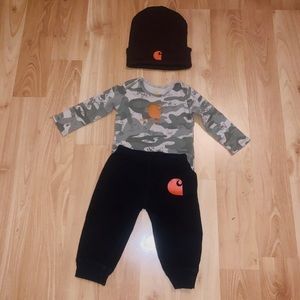 3 piece baby Carharrt set